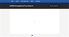 Desktop Screenshot of dewittefc.org