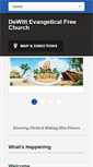 Mobile Screenshot of dewittefc.org