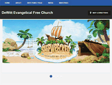 Tablet Screenshot of dewittefc.org
